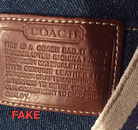 creed serial number coach bag fake vs real|how to tell real coach purses.